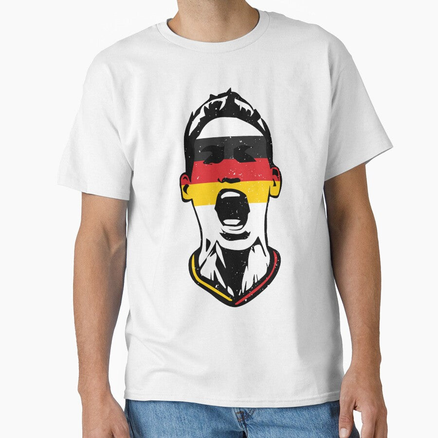 Germany Team 2018 Deutschland Fan Flag Face by screenworks