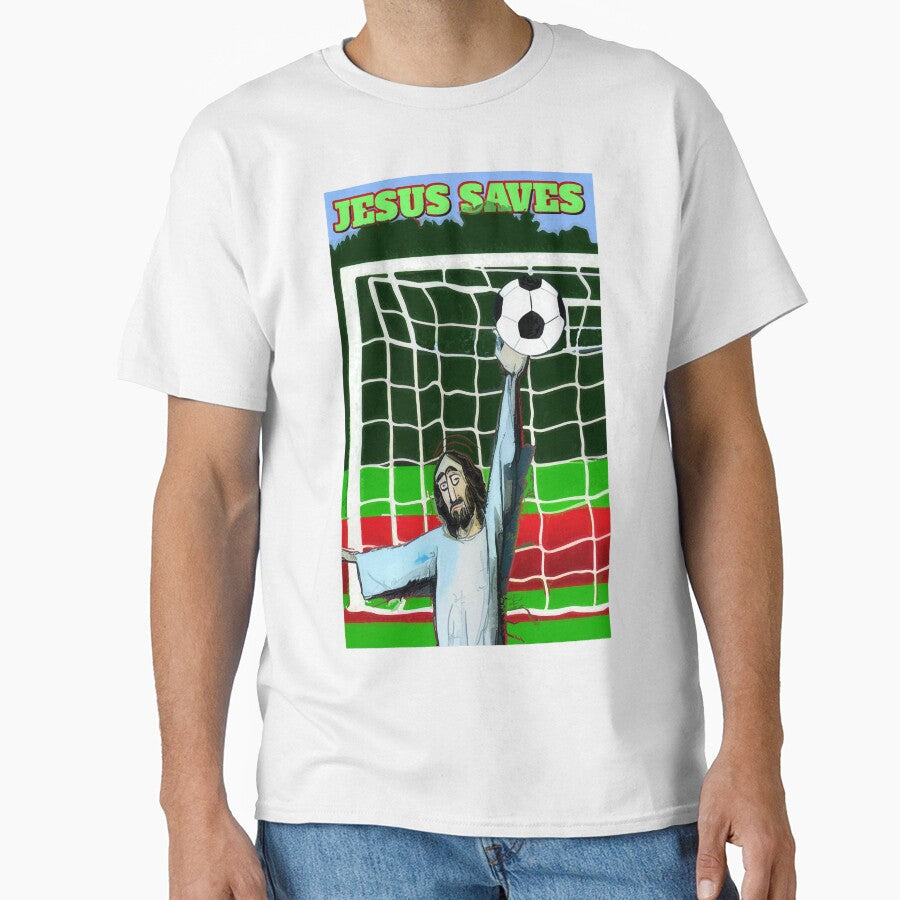 JESUS SAVES the goal (#01) by SolidEarthArt