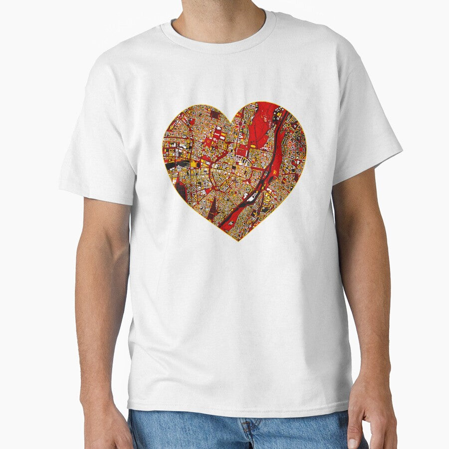 Munich Heart Map – German Football Inspired City Art by BottleGnome