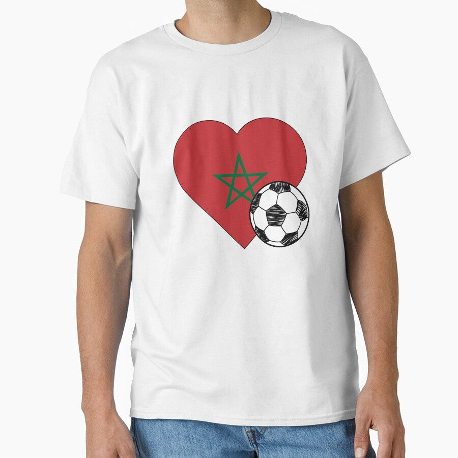 Morocco Soccer Heart Design by FinalScoreClub