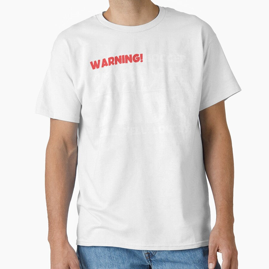 Warning Soccer Dad Will Yell Loudly T-Shirt – Funny Sports Parent Gift by Sursatt