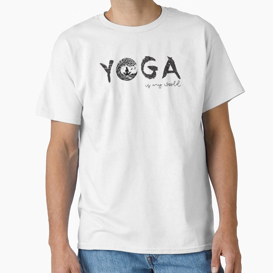 Yoga is my world by Ganeshirt