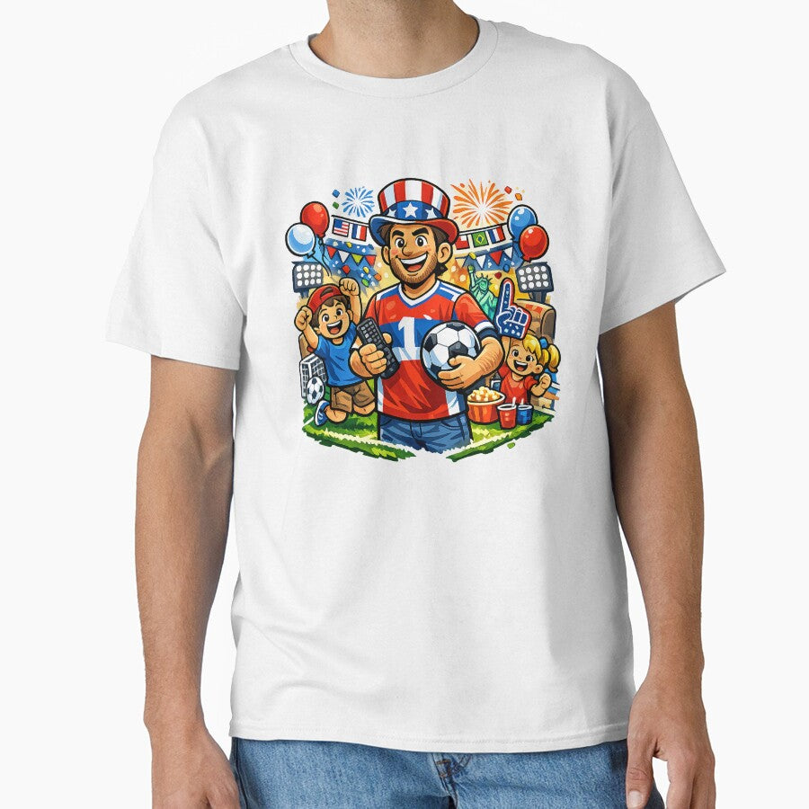 World Cup 2026 Dad Mode – Football Fan Family Celebration Design by MirAgency
