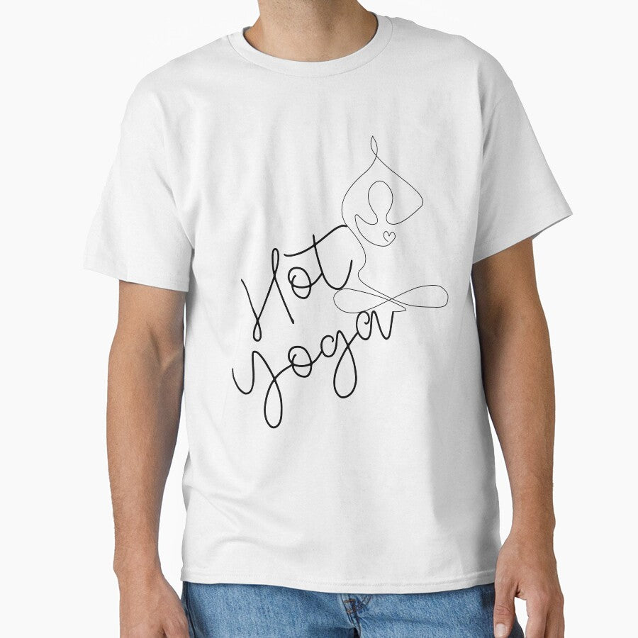Hot yoga flowy one line by Hot Yoga Life