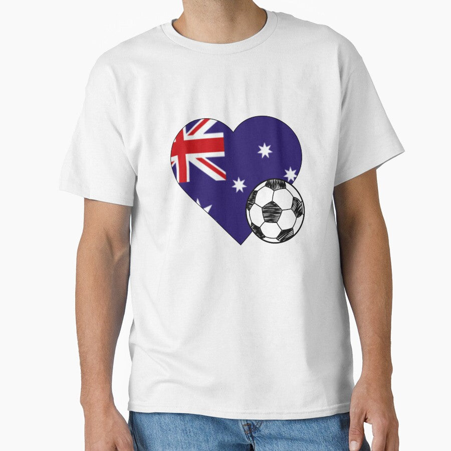 Australia Soccer Heart Design by FinalScoreClub