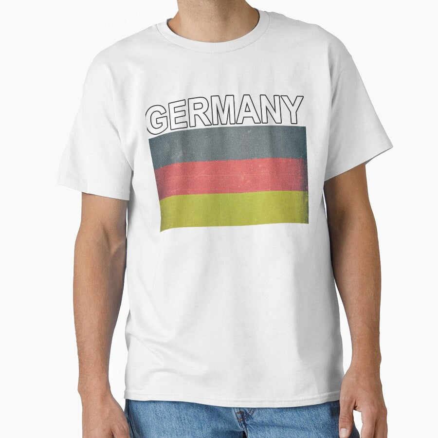 Germany Flag Distressed National Fan Original by merchhost