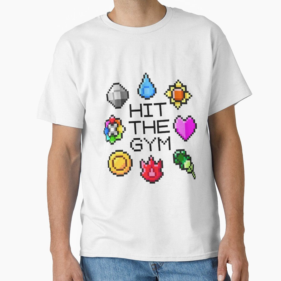 "Hit The Gym" Indigo League Badges by Noodge