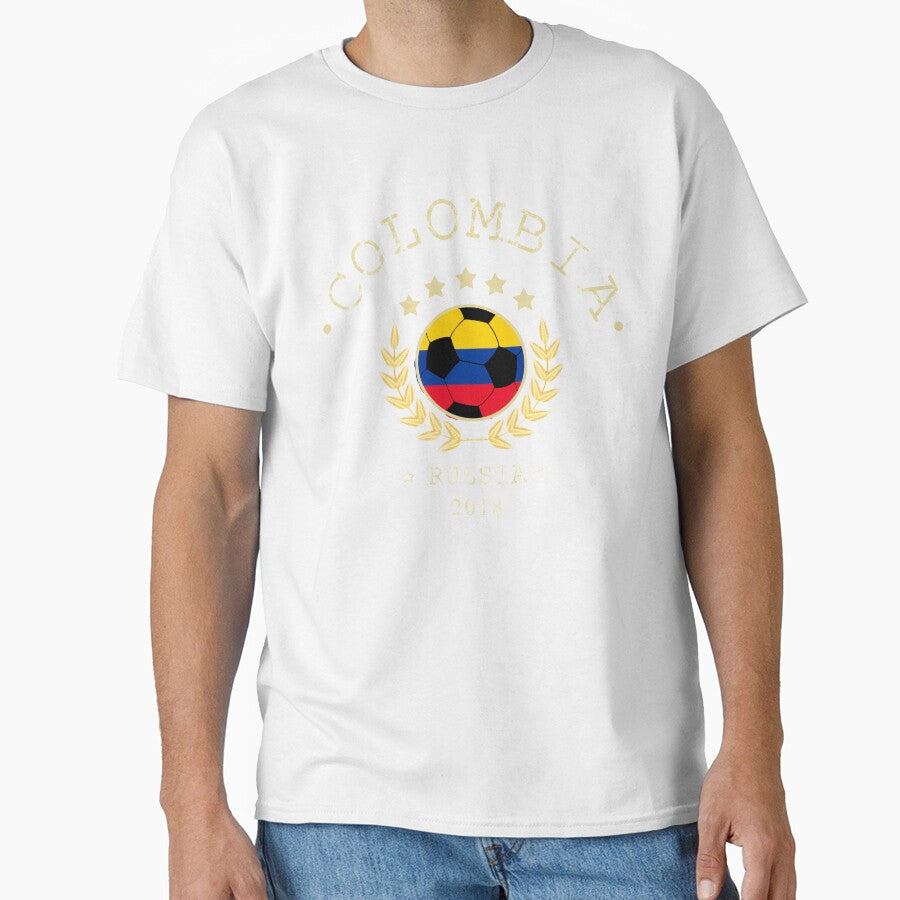 mundial Futbol Colombia Soccer 2018 Football Fan rusia camisa playera, tshirt t-shirt campeon by edinson753