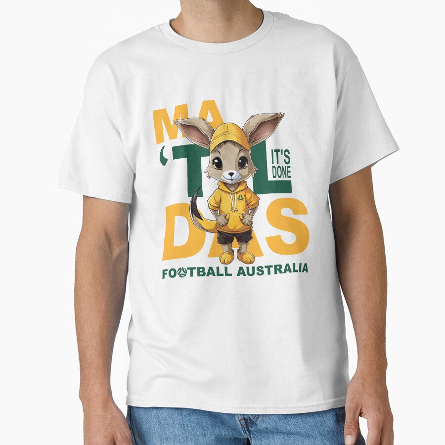 Matilda's Soccer Shirt | Australian Women's World Cup Supporter T-Shirt | Australian soccer fan Tee | The Matildas | Australian Football by Squadra Canvas