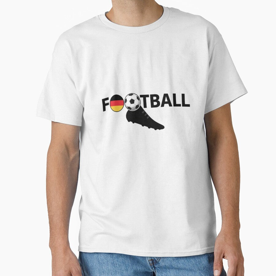 German Football Wordmark – Soccer Ball & Boot Logo Design by thesmilngnature