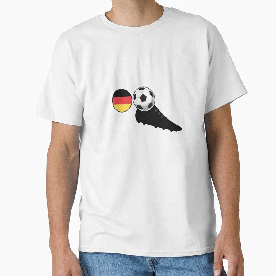 German Soccer Vibes – Flag, Ball & Boot Combo by thesmilngnature