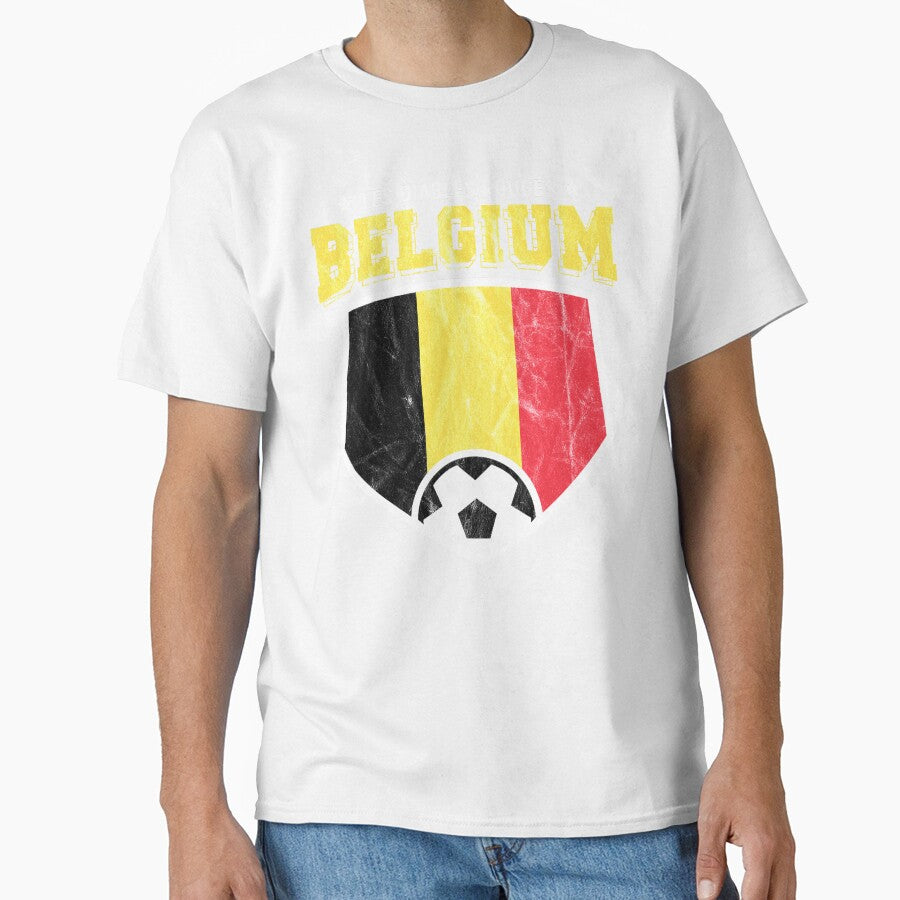 Belgium Football National Flag T Shirt World Soccer Jersey Cup by screenworks