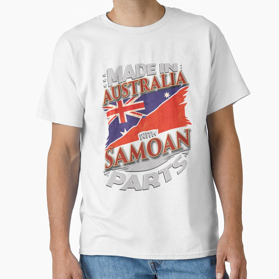 Made In Australia With Samoan Parts - Gift For Samoan From Samoa Grown In Australia by Popini