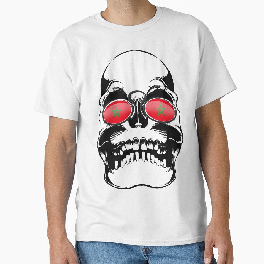 Morocco Football 2018 World Cup Skull by emphatic