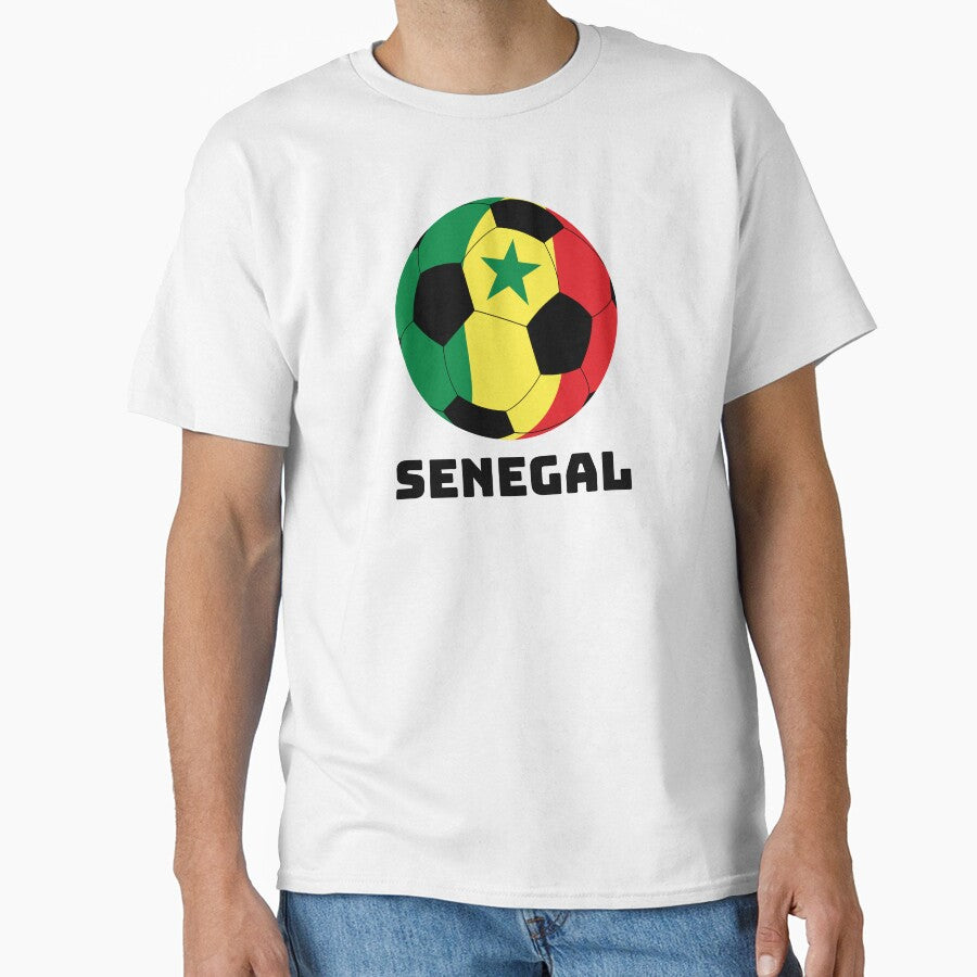 Senegal Football Senegal Gift Sport T-Shirt by MarlowLoom