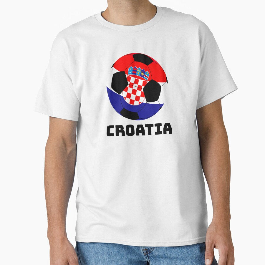 Croatia Football Croatia Gift Sport T-Shirt by MarlowLoom