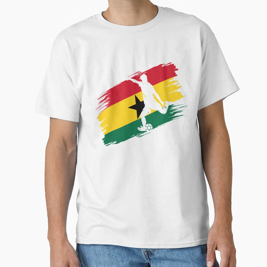 Ghana Flag Football Soccer Fan Jersey by xtocky