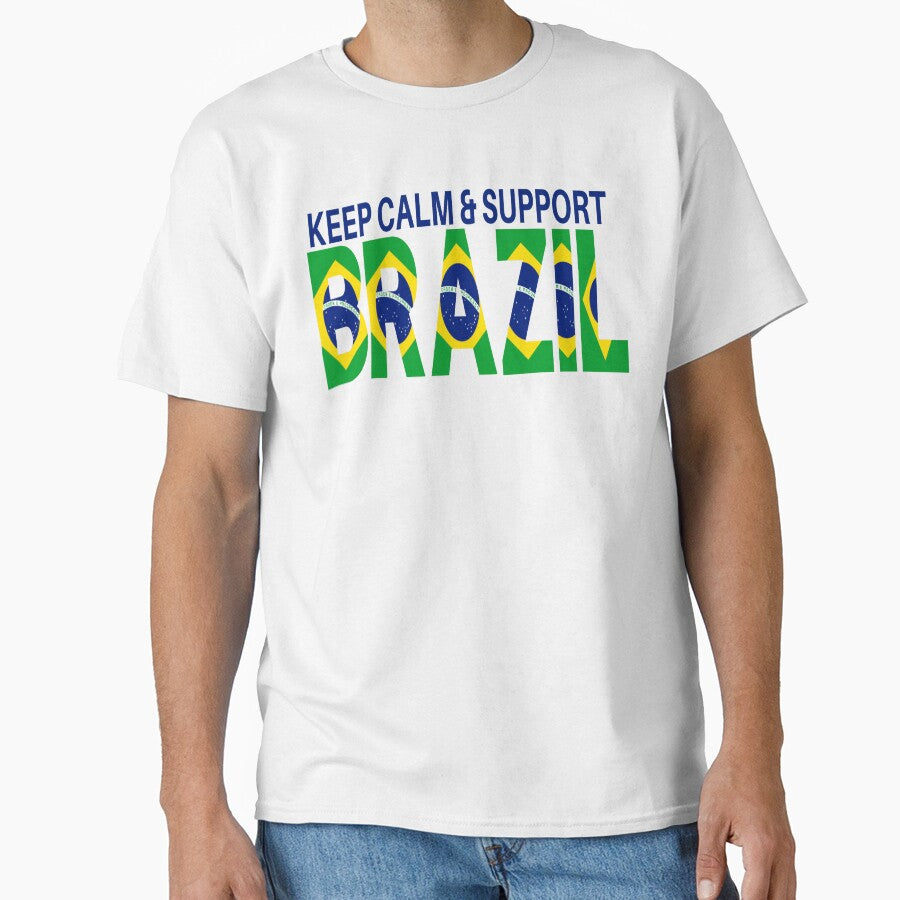 KEEP CALM AND SUPPORT BRAZIL - SUPPORT BRAZIL by ArtzandDesignz