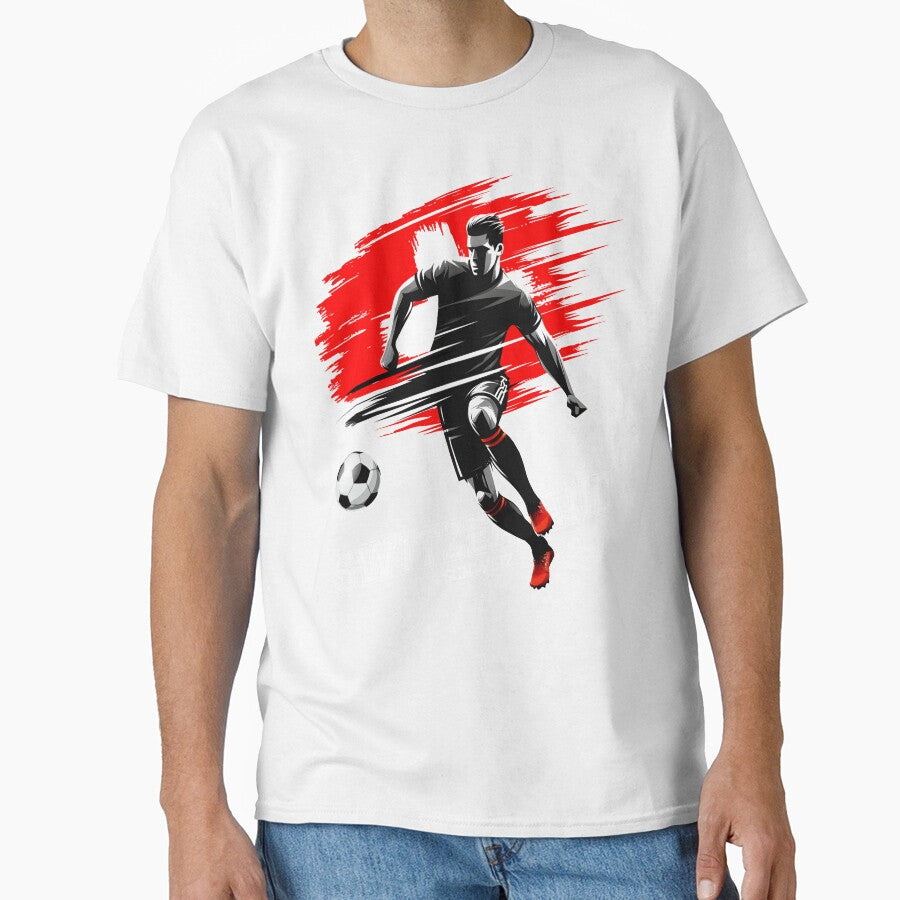 Football Soccer Switzerland Swiss Flag Player Grunge Silhouette by Infinitee8hirts