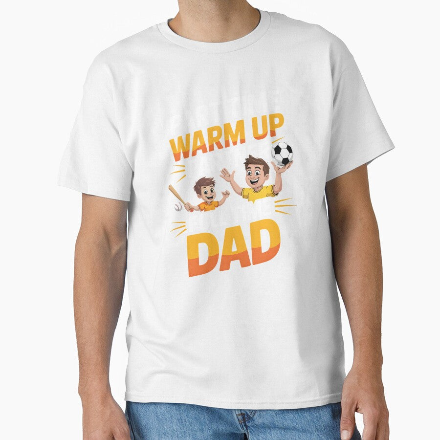 Part Time Warm Up Partner Full Time Dad – Baseball Dad Game Day Shirt by Redgiant87x