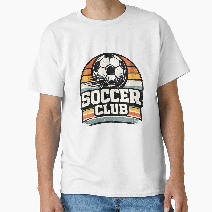 Vintage Soccer Club Retro Soccer Fan T-Shirt by DREAMBURN™