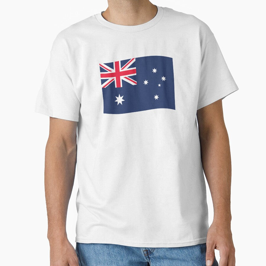 Australia Wave Flag (On White) by STUDIO-72