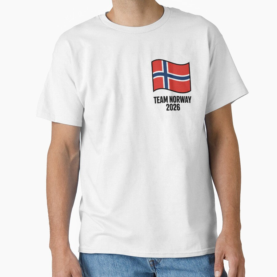 Team Norway 2026  Soccer Fan T-Shirt V11 by DBWStudios