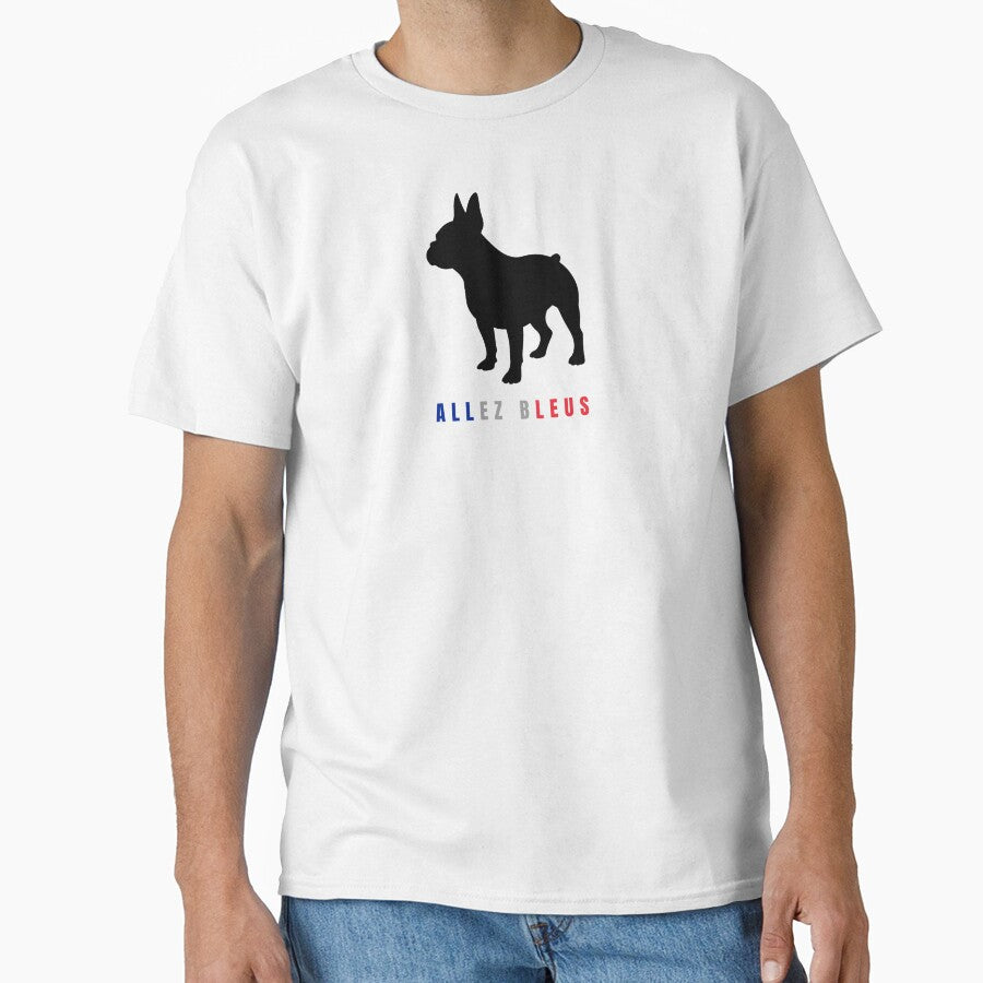 French Bulldog France Soccer Tournament Silhouette by TailPrints