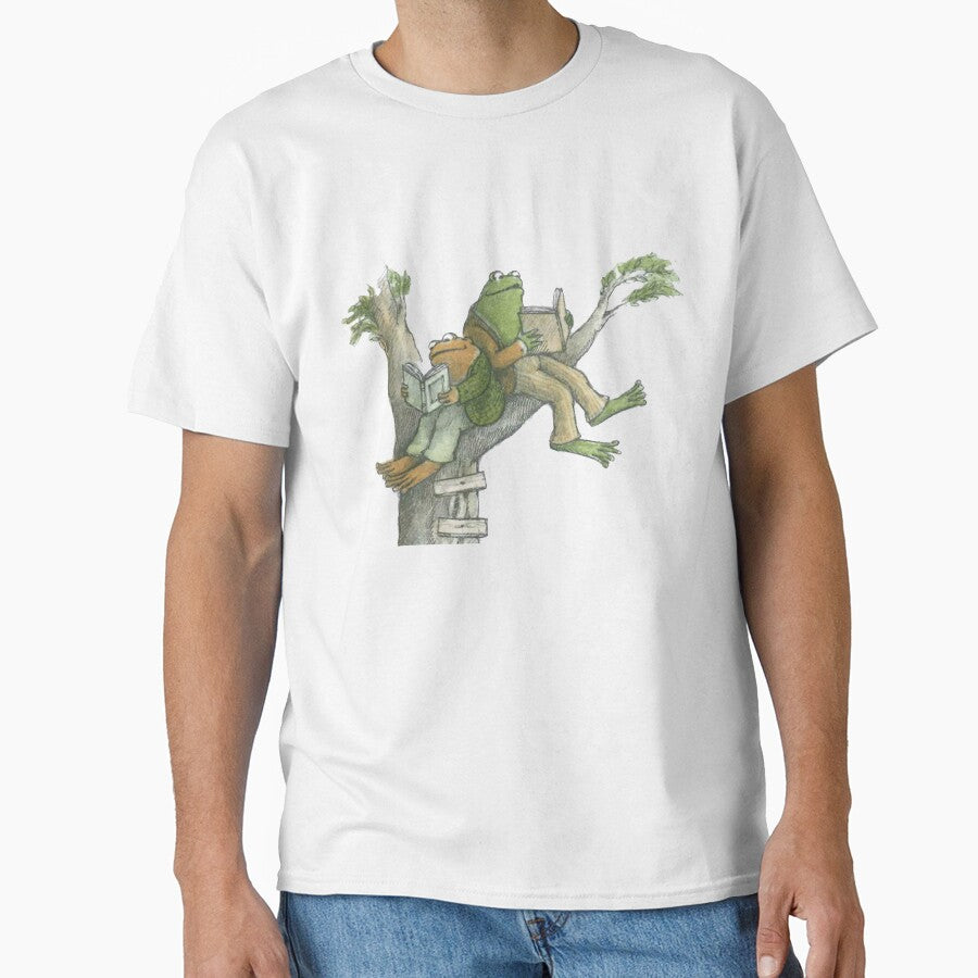 Frog and Toad reading in tree by jakealy