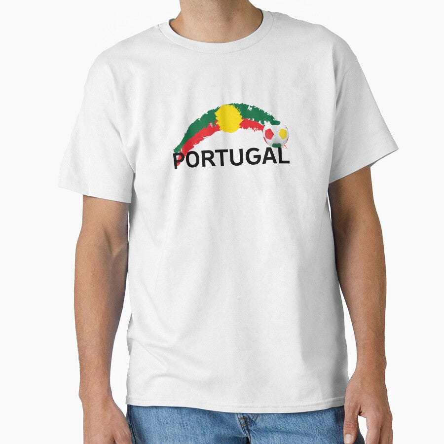 Portugal Football Fan Soccer Supporter Shirt by Retr0Tshirts