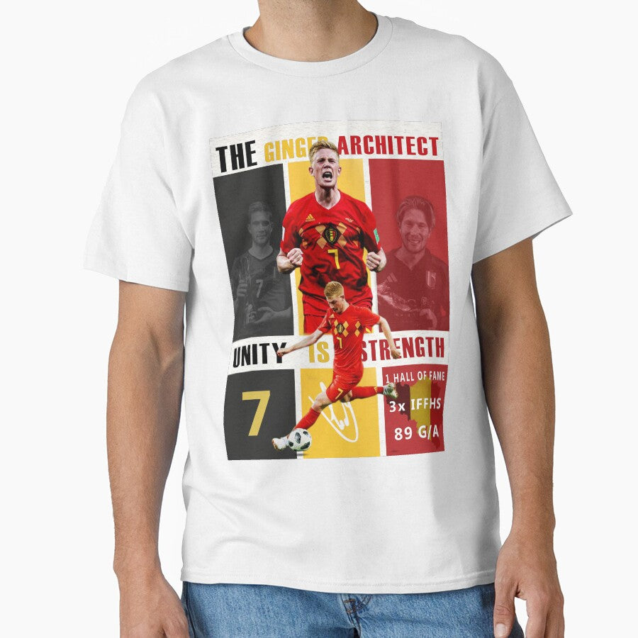 Kevin De Bruyne Belgium Football Poster  - Soccer Fan Print by Af-RT10