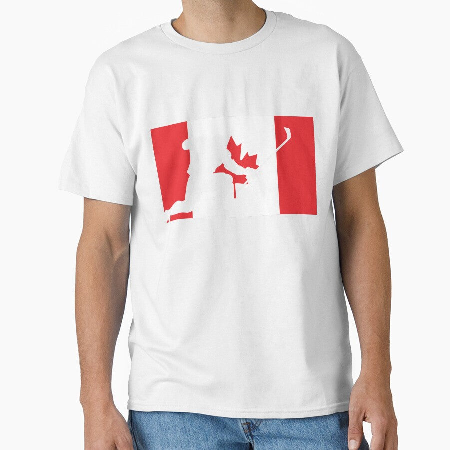Hockey Canada Silhouette Celebration by CanvasTee