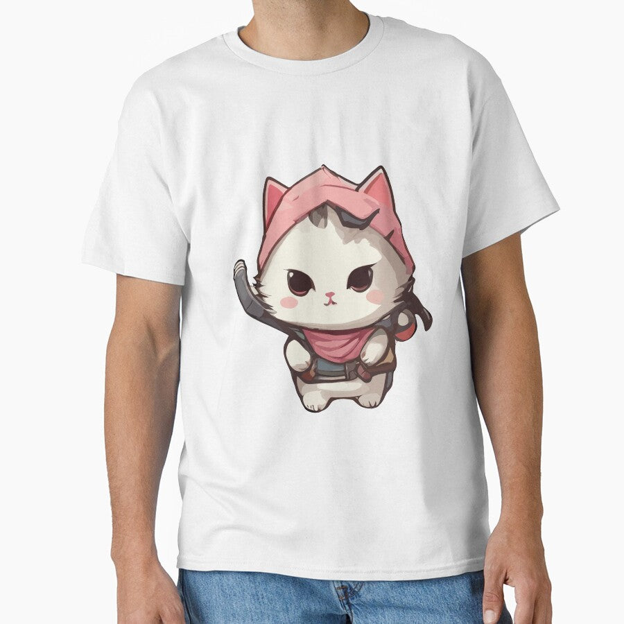 cute kawaii ninja cat girl by DunuStore