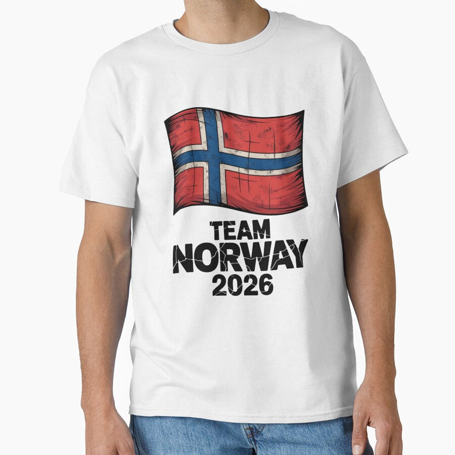 Team Norway 2026  Soccer Fan T-Shirt V7 by DBWStudios