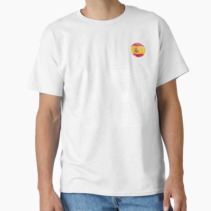 Spain Soccer Number 13 Vintage Sports Fan by KristenosNehk