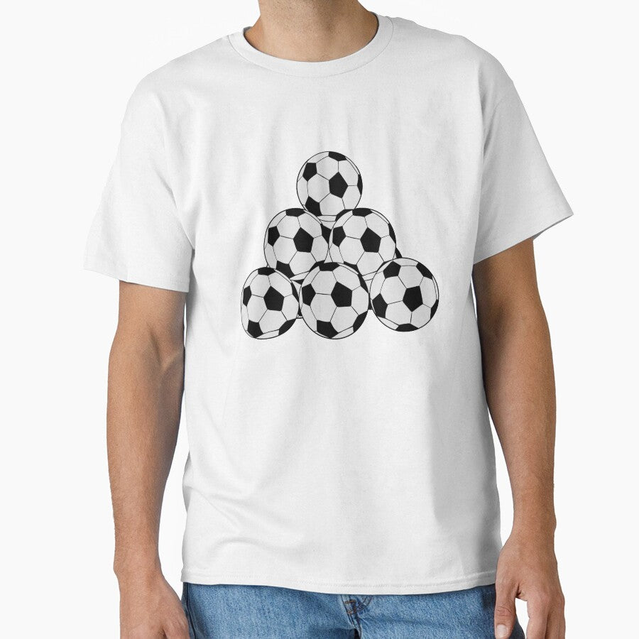 A bunch of soccer balls by shopdiego