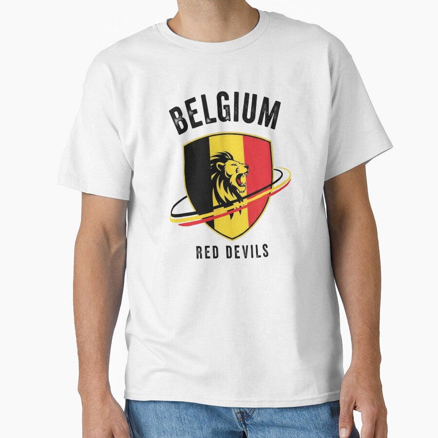Belgium Red Devils Lion Emblem by Majorprint
