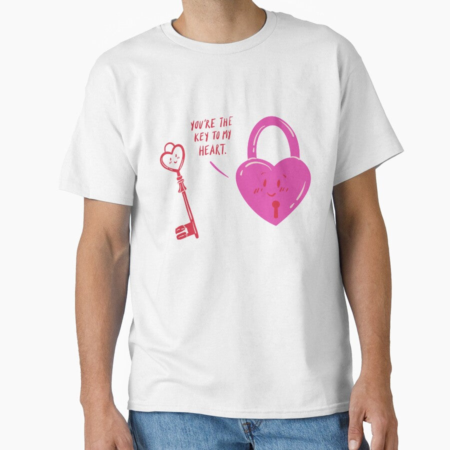 You're The Key To My Heart  - Witty Valentines Love Puns by ItsNikkiArts