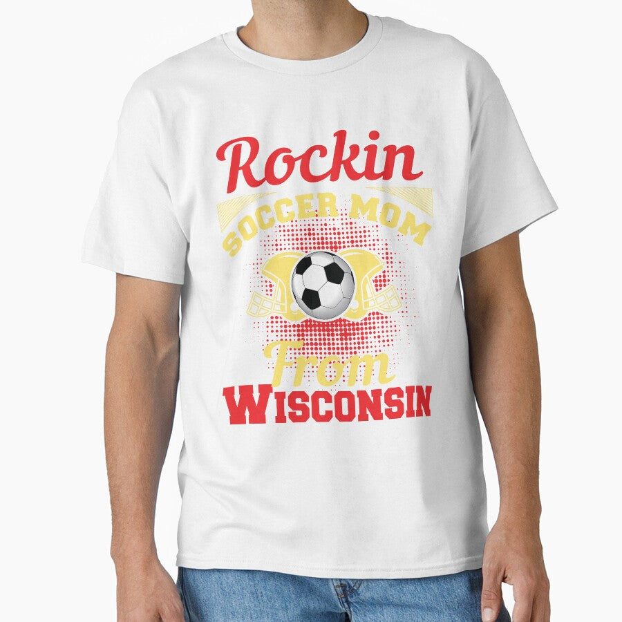 Rockin Soccer Mom From Wisconsin by LarrysDesigns