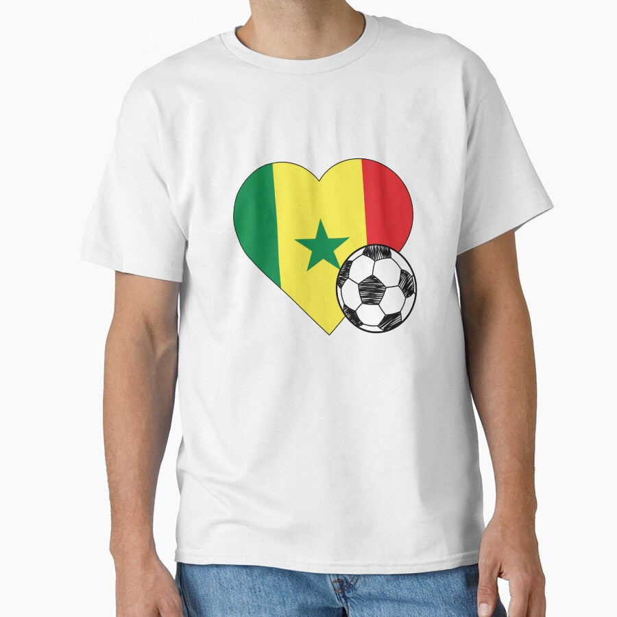Senegal Soccer Heart Design by FinalScoreClub