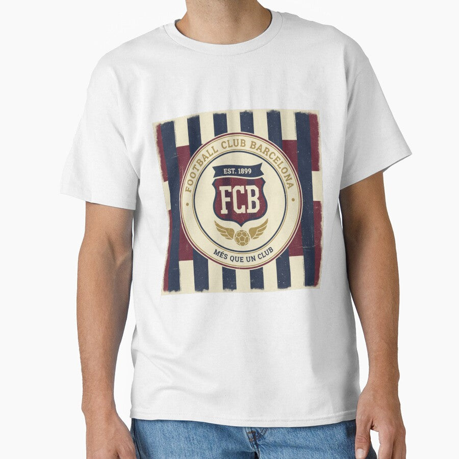 FCB Vintage - Football Fan Design by SPORT NATION ART