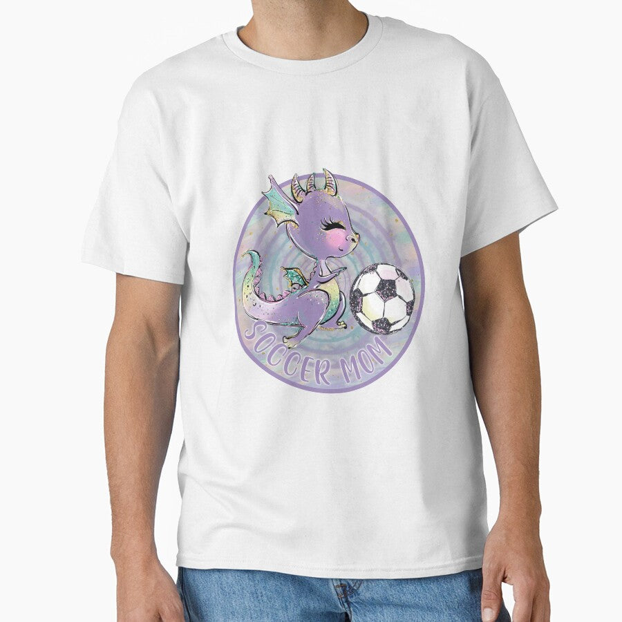 Cute dragon soccer mom by Suzanne Cook