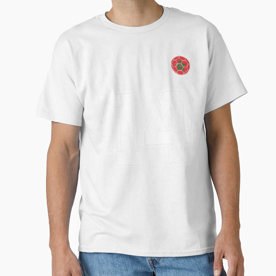 Morocco Soccer Number 14 Vintage Sports Fan by OliviaHayesArt