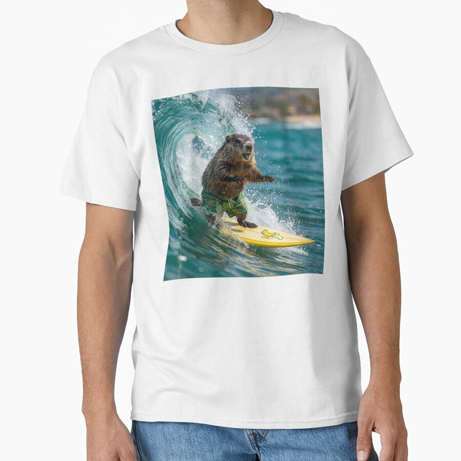 Surfin' Woodchuck (Groundhog) by Tridentulus