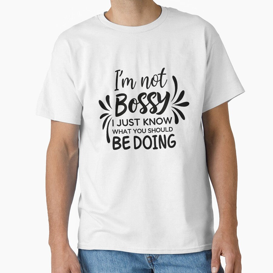 I’m Not Bossy Quote Typography Design | Funny Sarcastic Quote | Bold Feminist Statement | Sassy Typography Art by PnrArtDesign