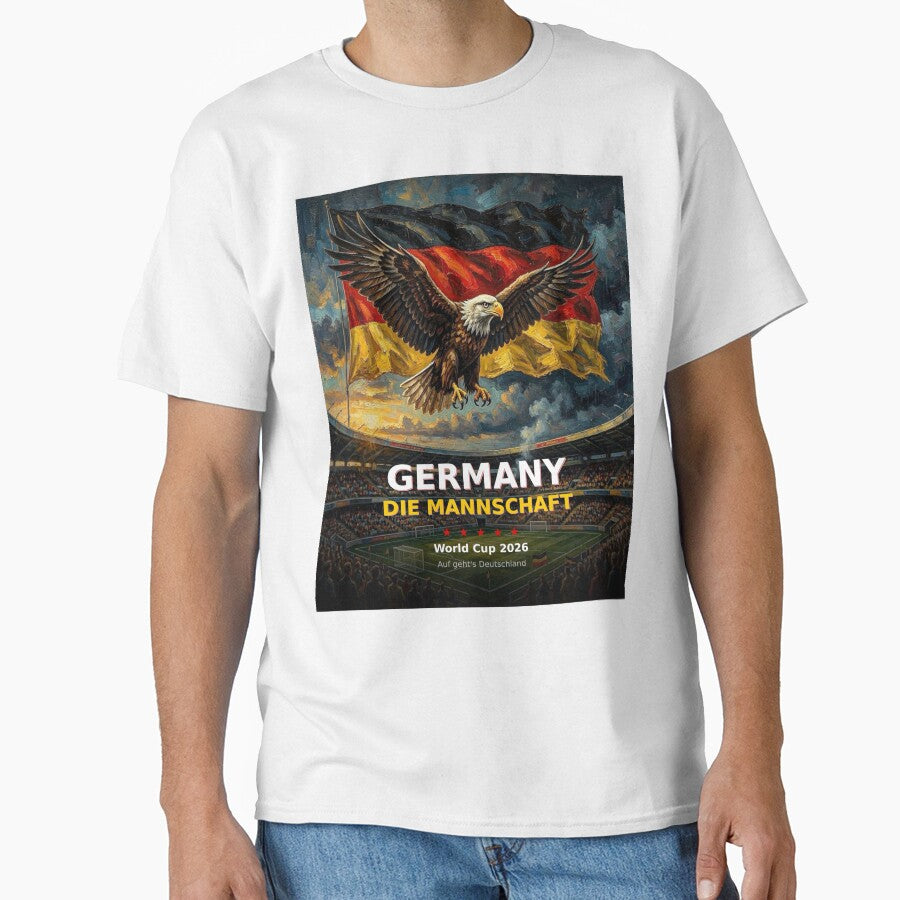 Germany Die Mannschaft - World Cup 2026 Soccer Fan Tee by SunnyDesign82