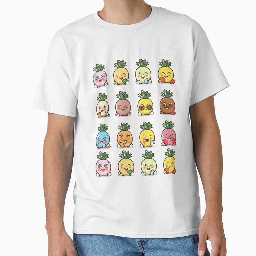kawaii pineapple pattern by DunuStore