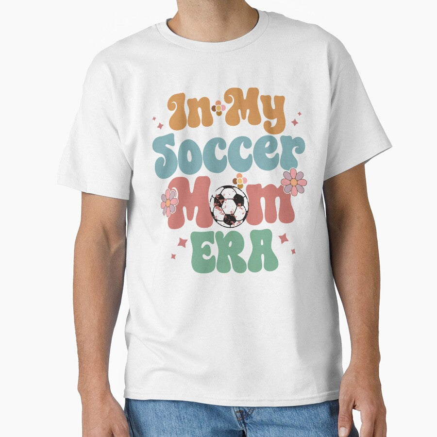 In My Soccer Mom Era Retro Groovy by LadyHustle