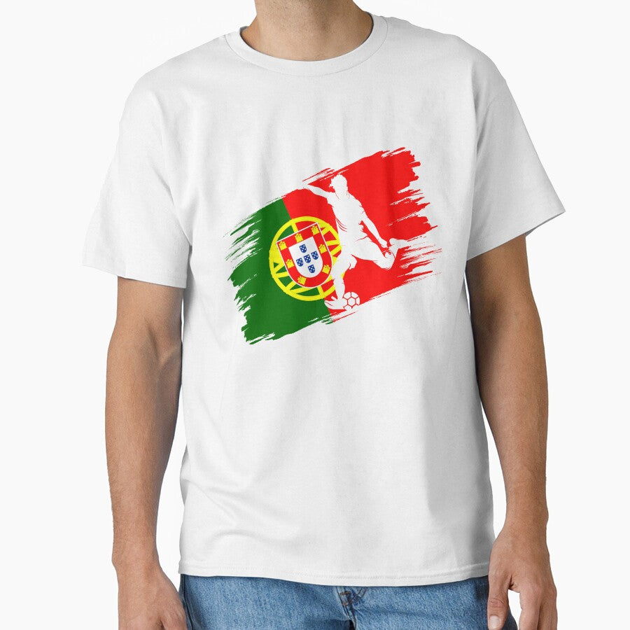 Portugal Flag Football Soccer Fan Jersey by xtocky