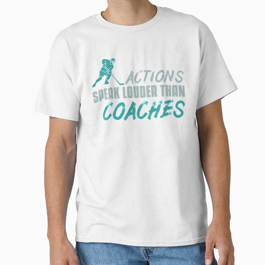 Funny Ice Hockey Player Actions Speak Louder Then Coaches by tomtomd